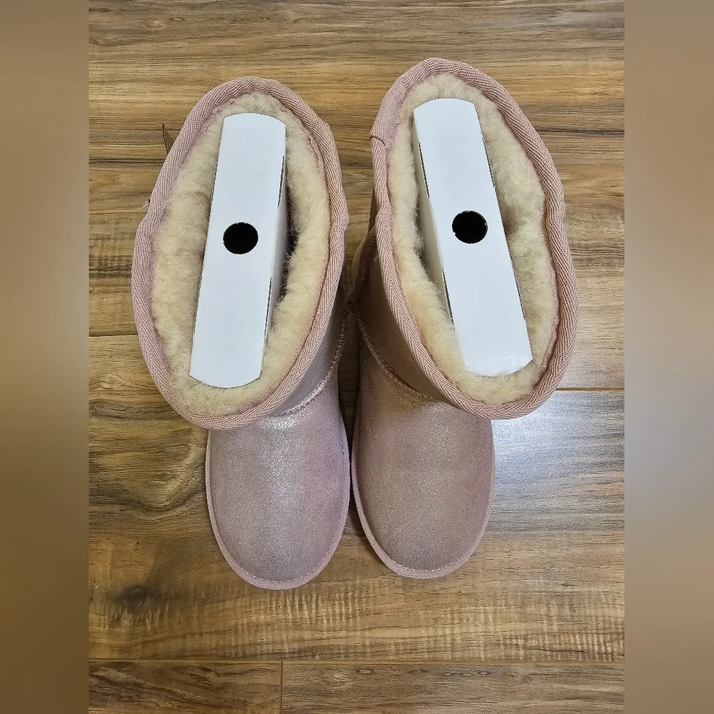 New BearPaw Elle Exotic Youth Pink Glitter, size US 5 - Picture 6 of 14